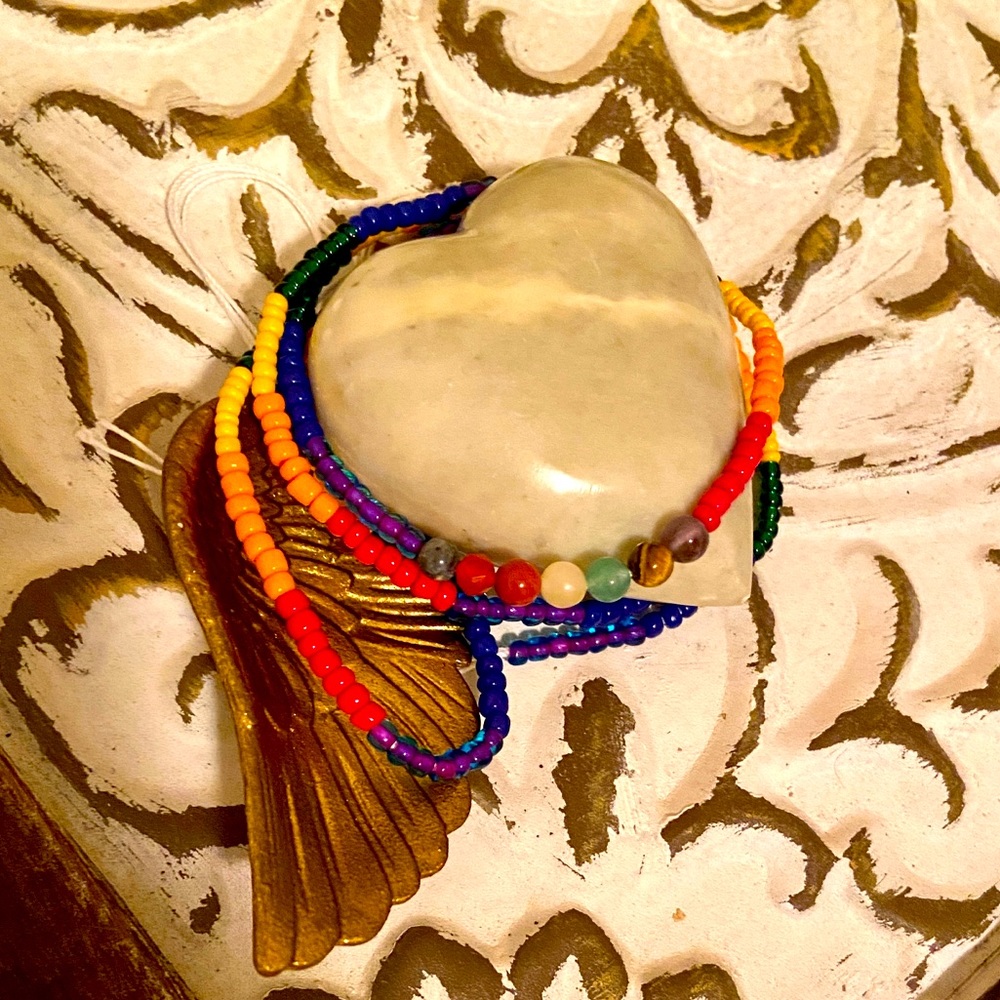 Chakra waist bead